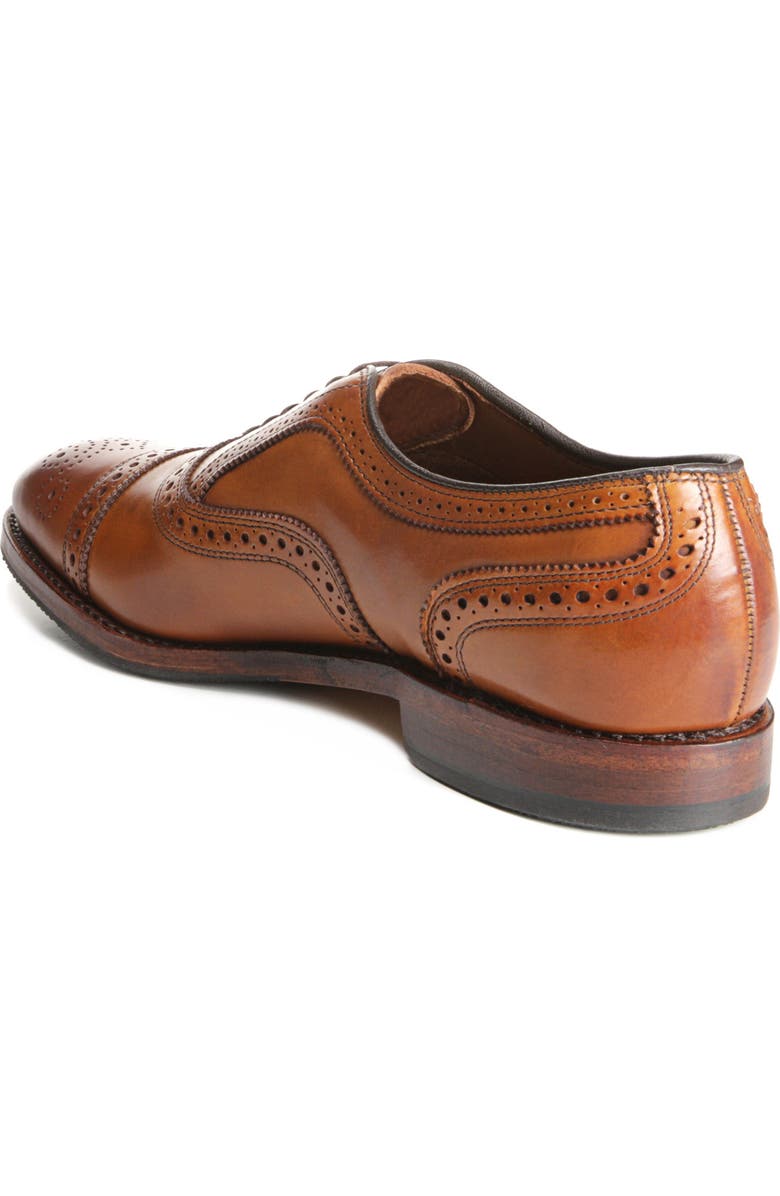 Allen Edmonds Strand Cap Toe Oxford, Alternate, color, Walnut