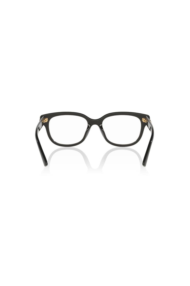 52mm Rectangle optical glasses, Alternate, color, Black