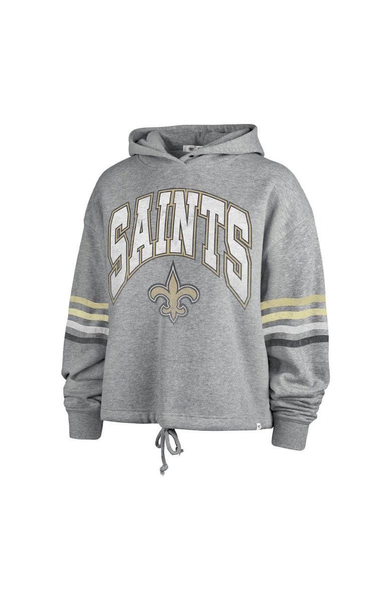 '47 Women's '47 Heather Gray New Orleans Saints Upland Bennett Pullover Hoodie, Alternate, color, Gray