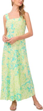 Vince Camuto Paisley Maxi Sundress
