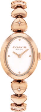 COACH Heart Bracelet Watch, 22mm