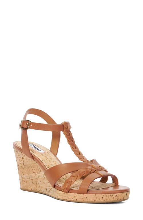 Dune London Koali Wedge Sandal In Tan