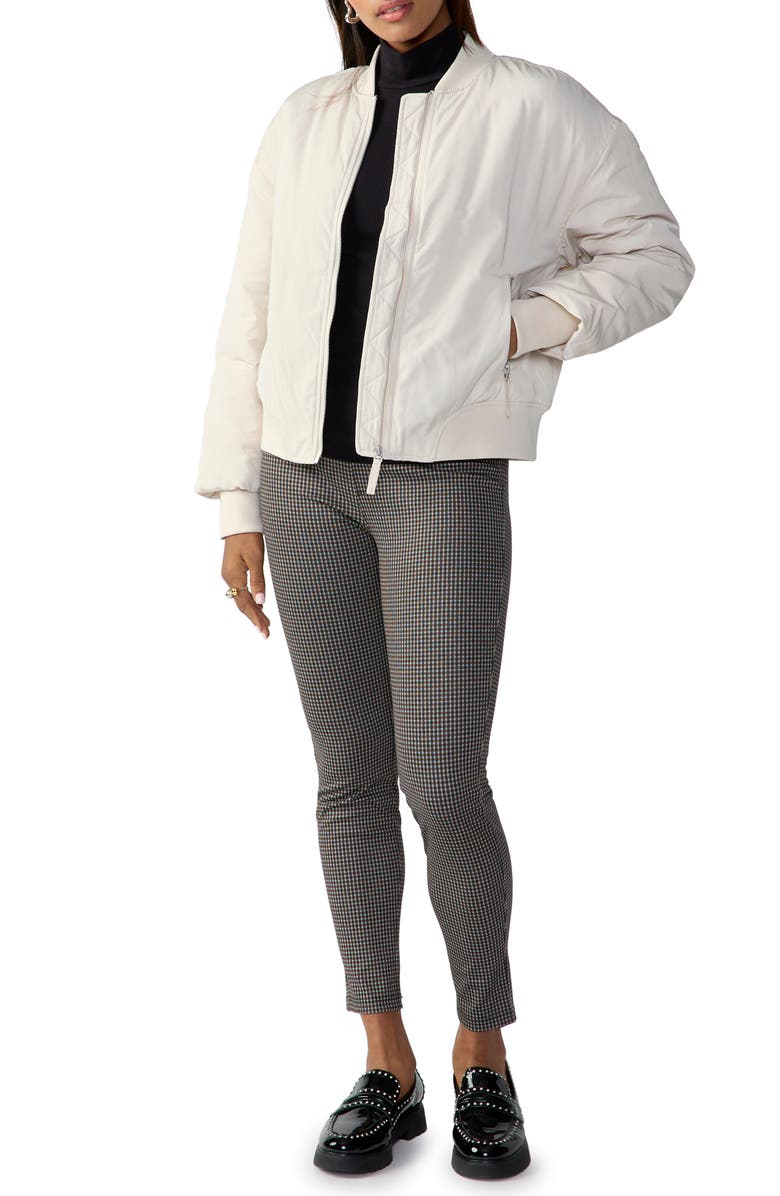 Sanctuary Margo Bomber Jacket, Alternate, color, Toasted Ma