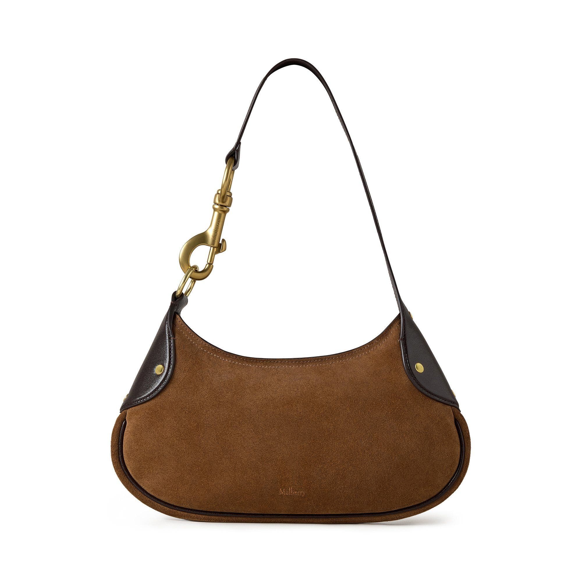 Mulberry Small Hackney Suede Shoulder Bag, Main, color, 