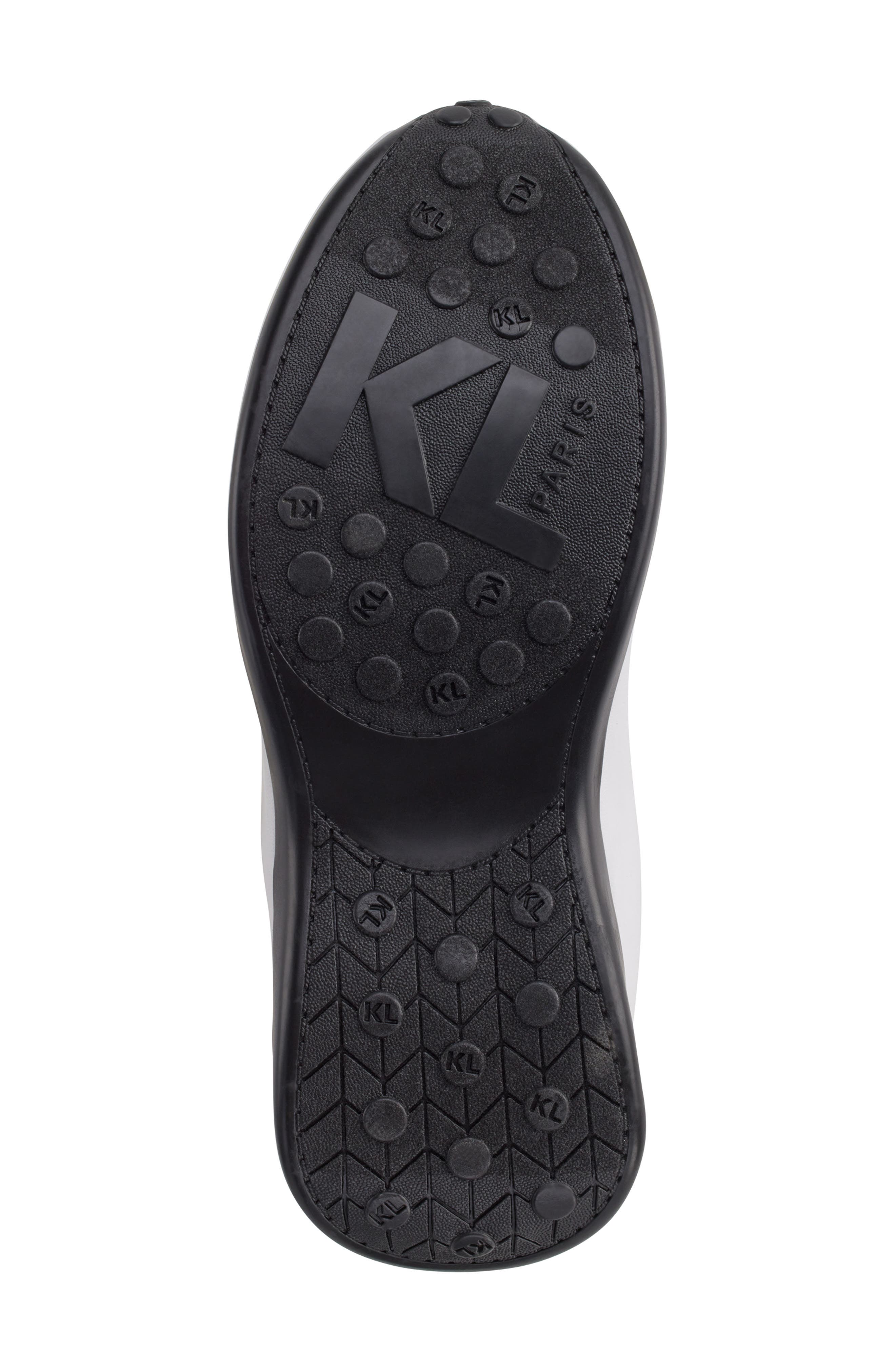 KARL LAGERFELD PARIS Coty Sneaker, Alternate, color, White/ Black