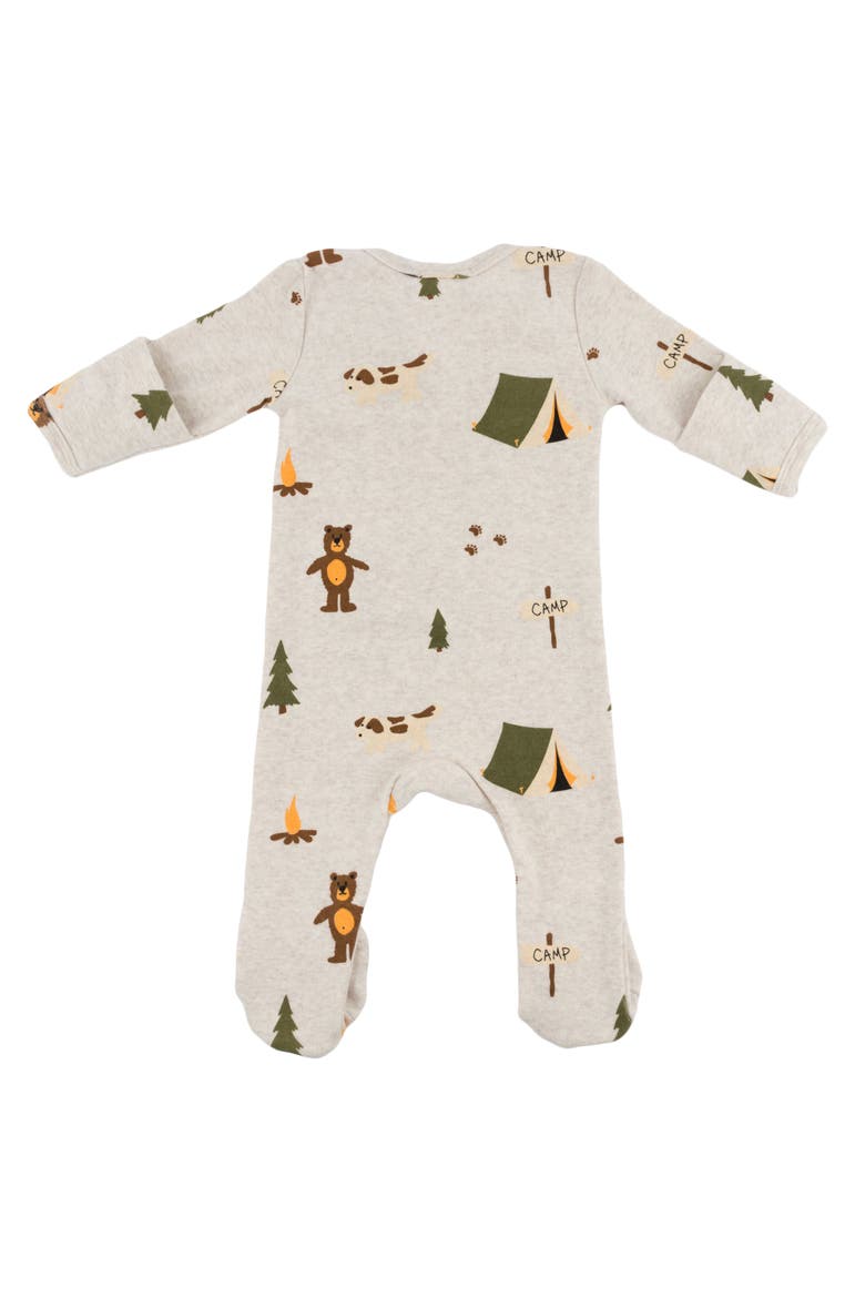 Camping Footie- Infant, Alternate, color, Malt