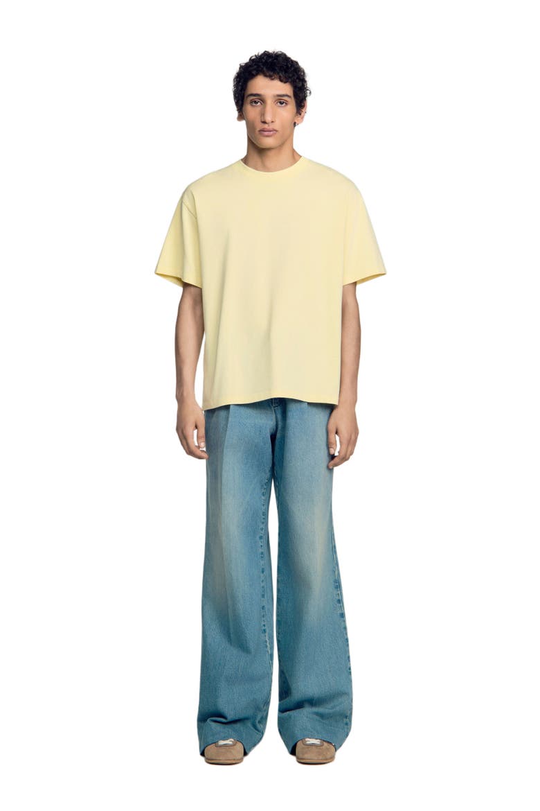 Oversized T-shirt, Main, color, Souffre