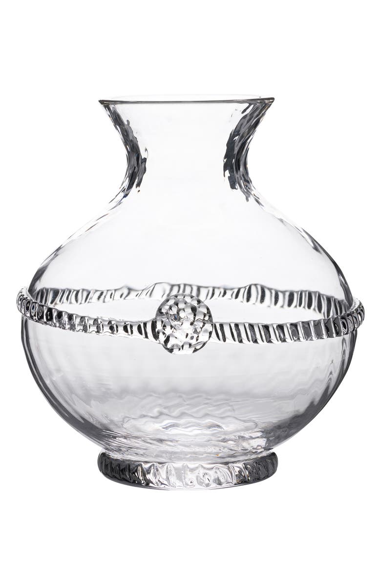 Juliska Graham Petite Glass Vase, Main, color, Clear