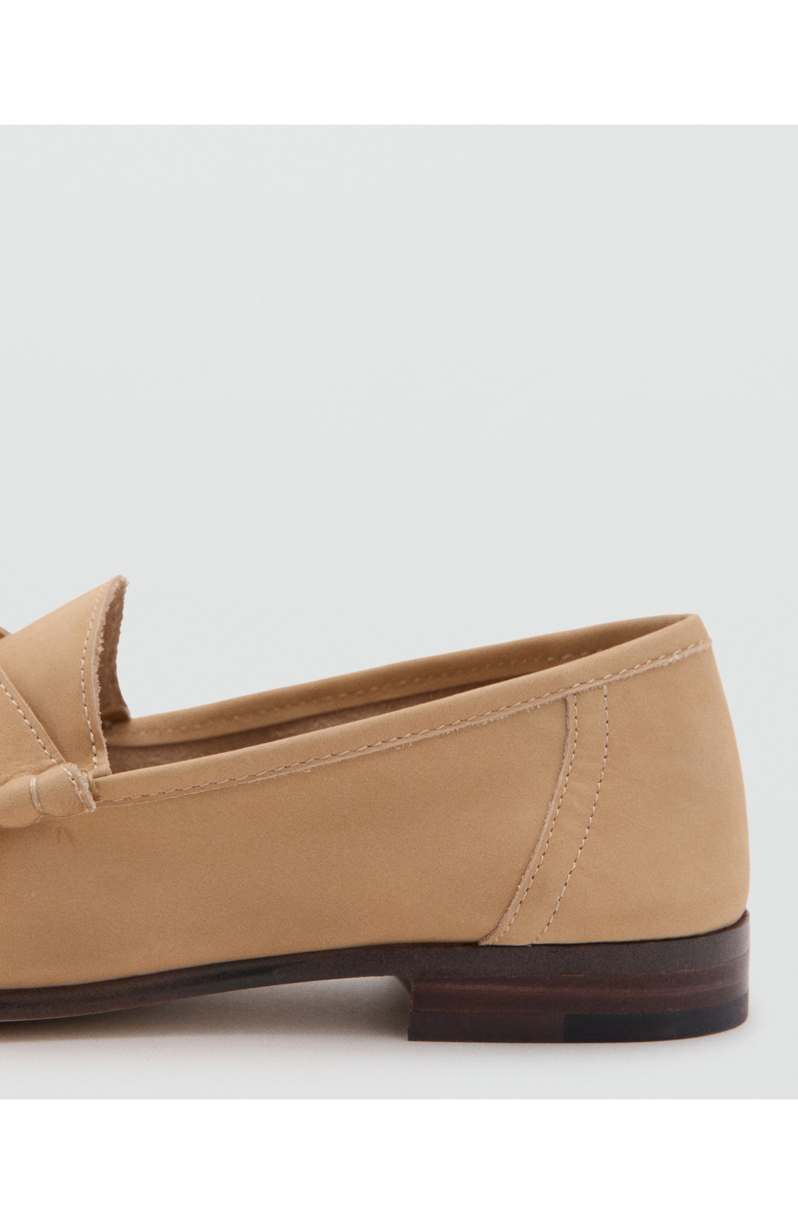 Moccasin Penny Loafer, Alternate, color, BEIGE