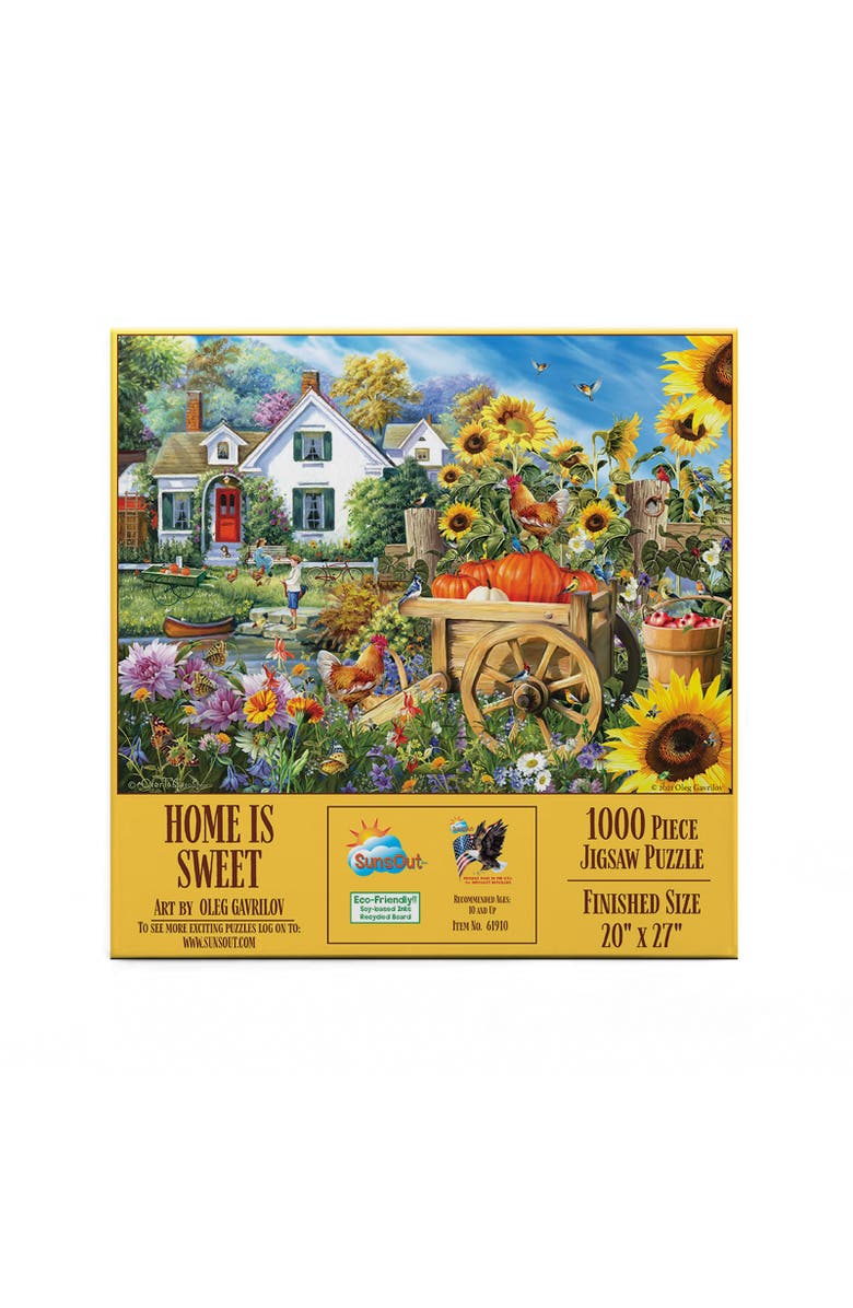 Sunsout Home is Sweet 1000 piece Jigsaw Puzzle for Adults, Alternate, color, Multicolor