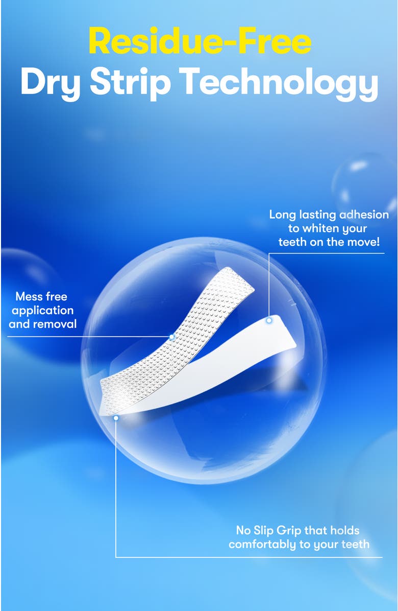 MySmile Non-Slip Teeth Whitening Strips with Natural Ingredients, Alternate, color, 21 Sets