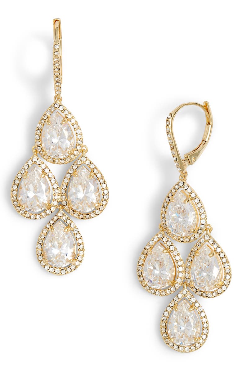 Nordstrom Crystal Chandelier Earrings, Main, color,