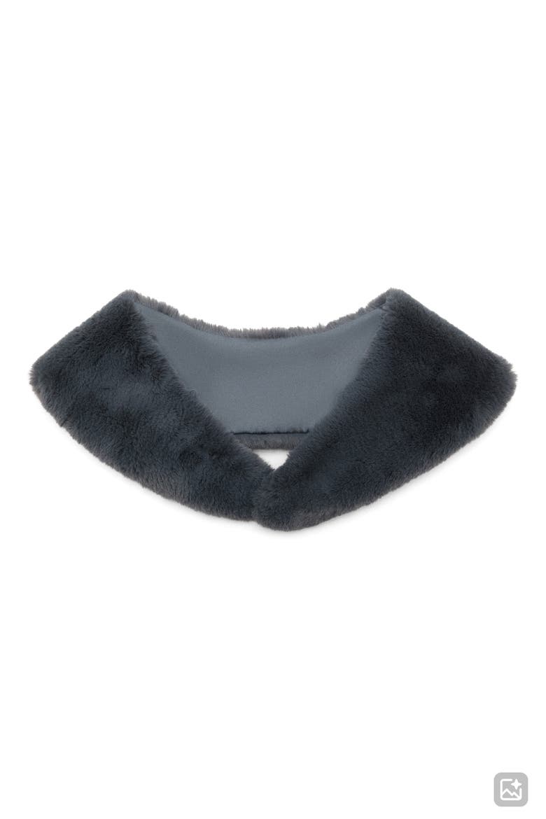 Faux Fur Stole, Main, color, GREY
