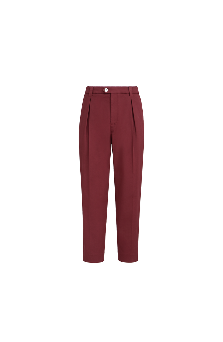 Brunello Cucinelli Trousers with tee holder, Main, color, Cherry
