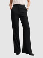 The Fold Lexington Clever Crepe Wide Leg Trousers