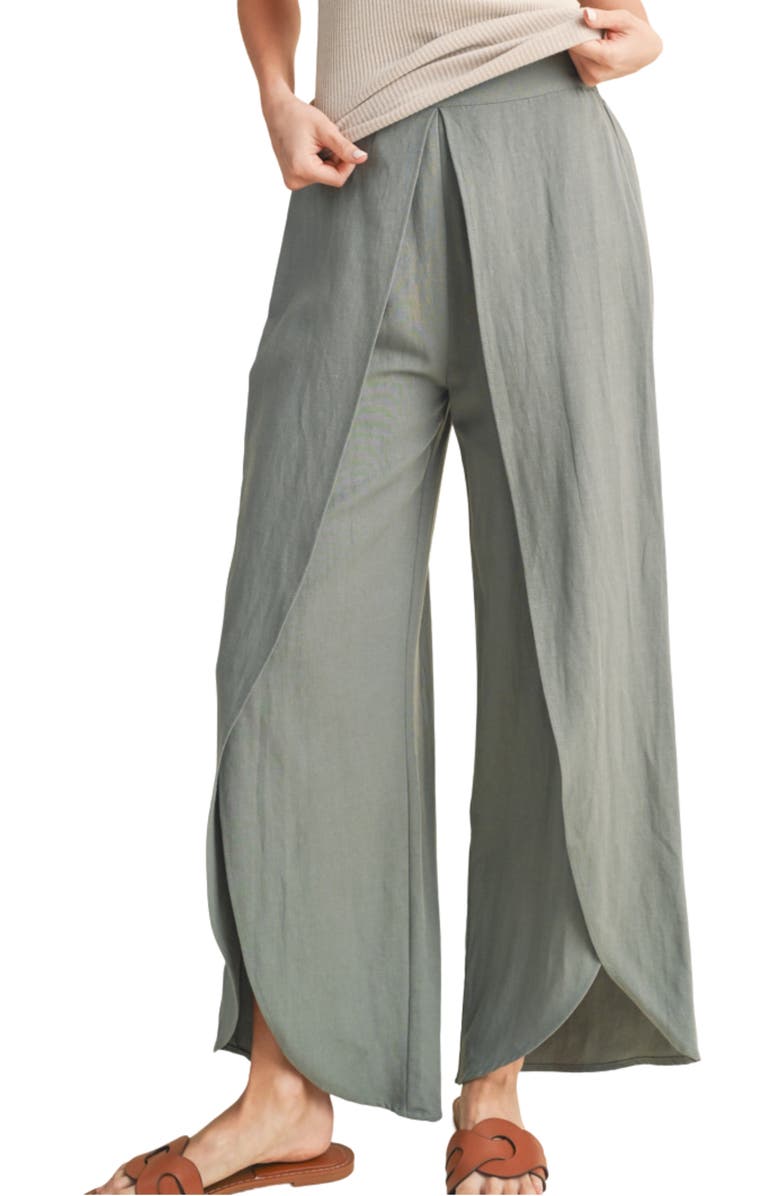 WISHLIST Tulip Leg Pants, Main, color, G. Mint