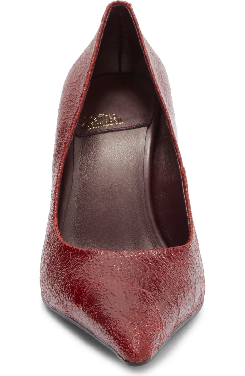 Jeffrey Campbell Risk Taker Pointed Toe Pump, Alternate, color, Red Crackle
