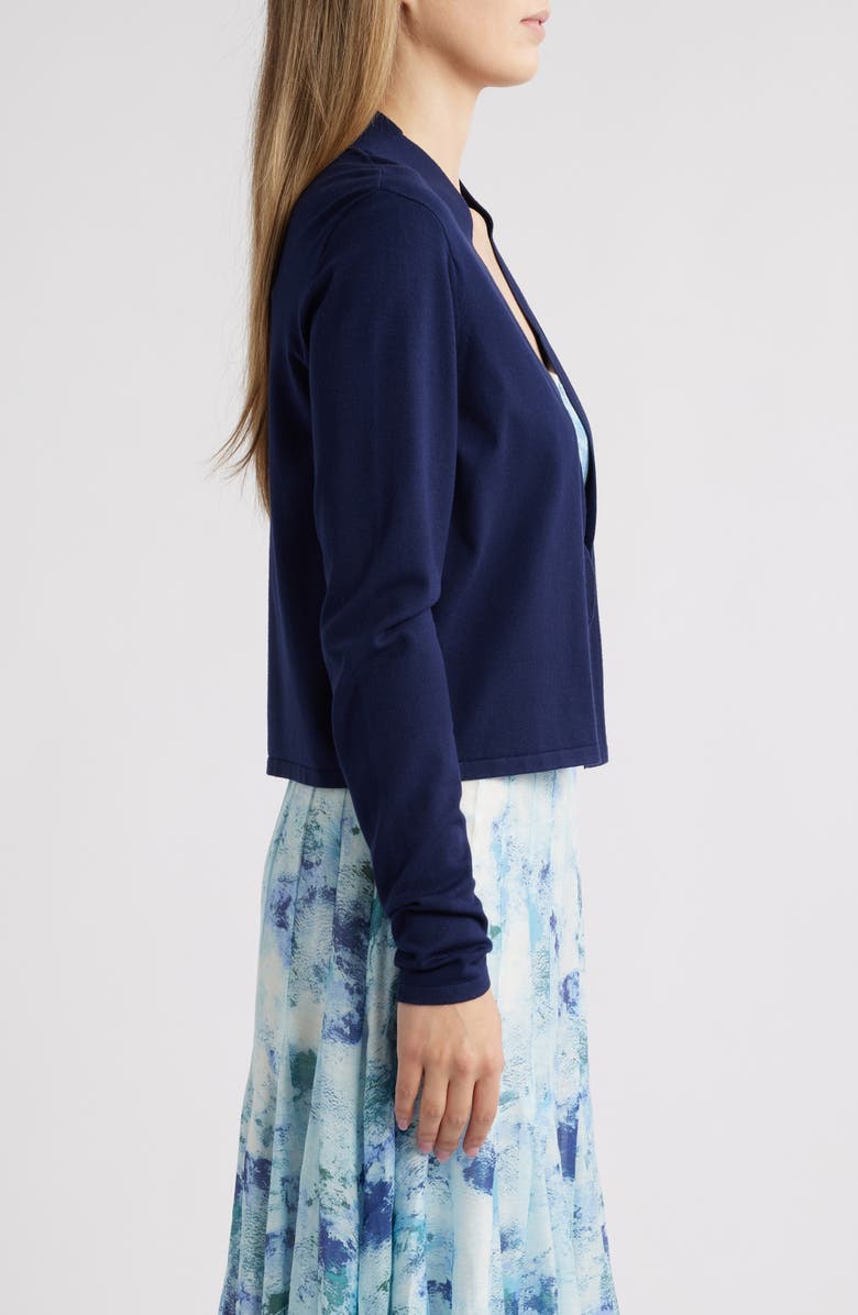 Kay Unger Logan Cardigan, Alternate, color, Dark Navy