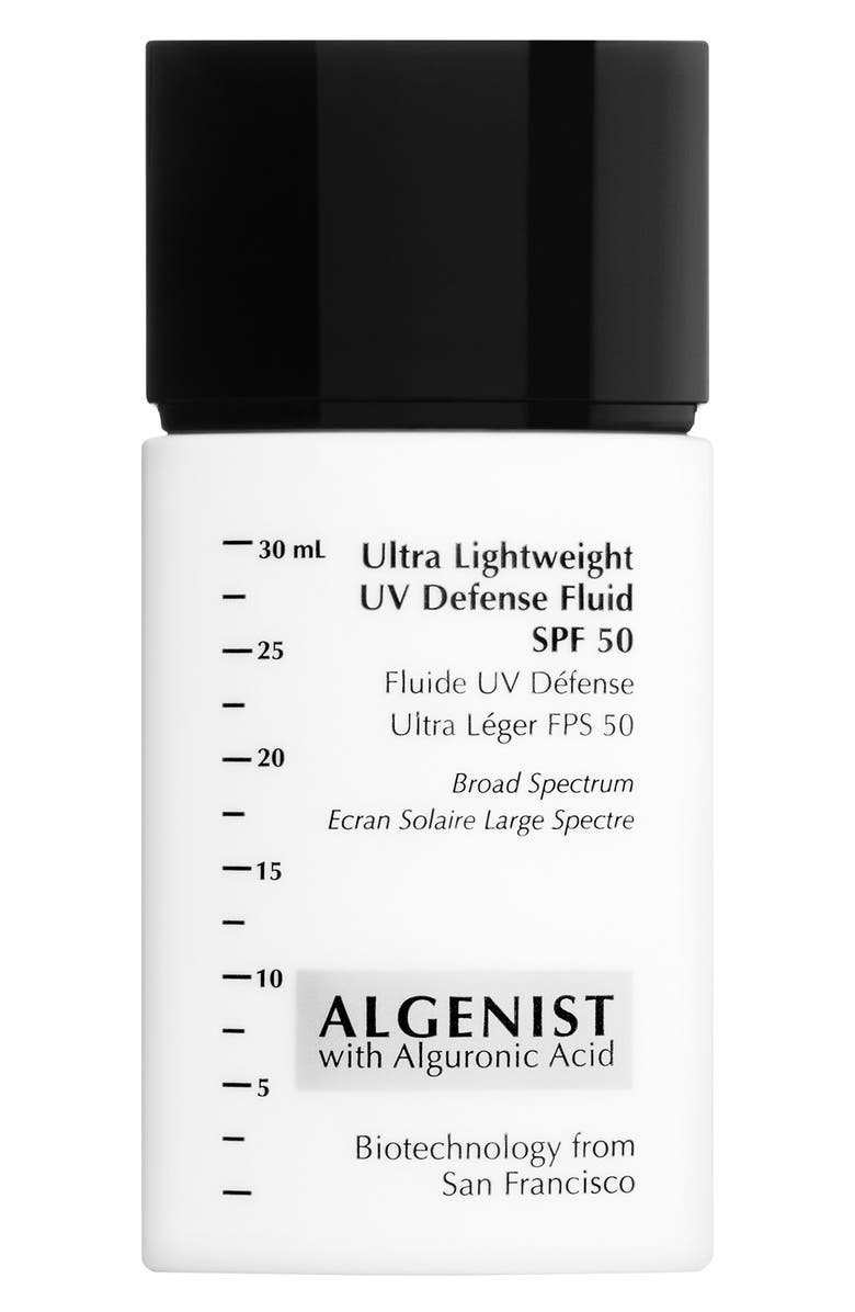 Algenist Ultra Lightweight UV Defense Fluid SPF 50, Main, color,