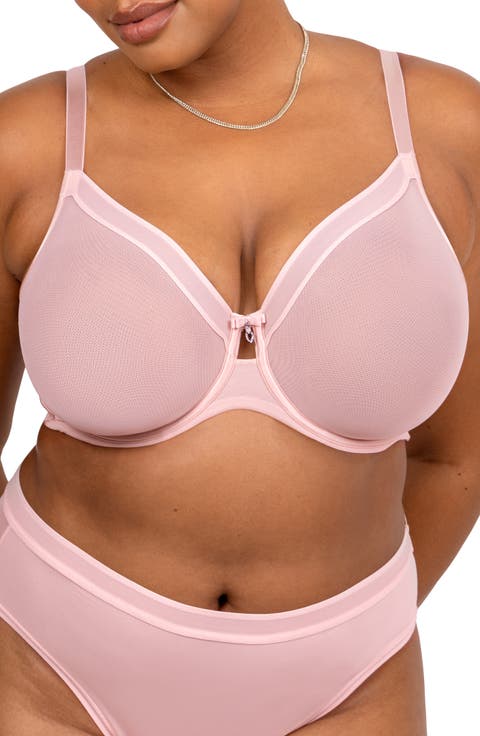 Sheer Mesh Underwire Unlined Bra