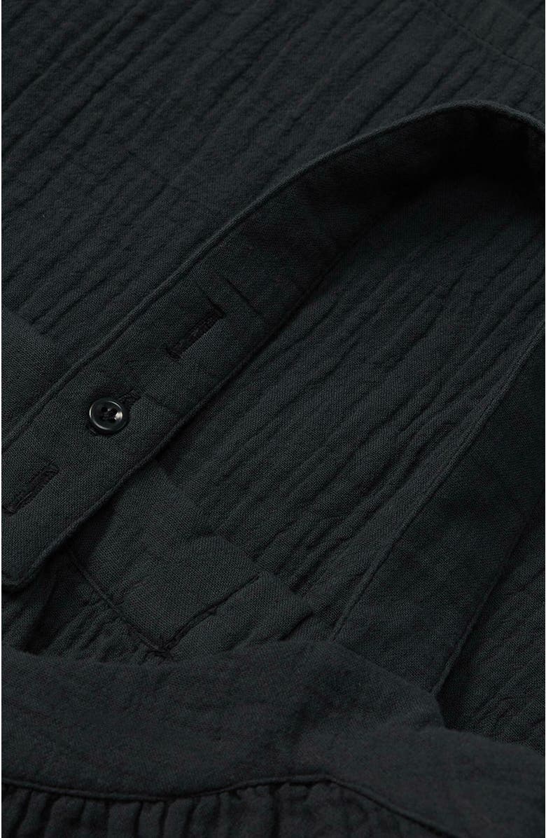 Pact Organic Cotton Double Gauze Square Neck Cami, Alternate, color, Black