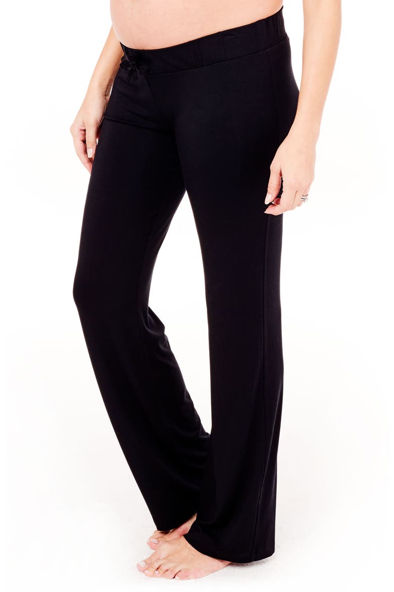 Ingrid & Isabel® Maternity Lounge Pants, Alternate, color, JET BLACK