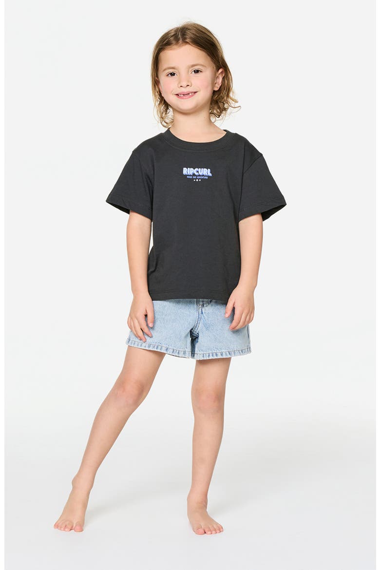 Kids' The Road Graphic Cotton T-Shirt, Alternate, color, WASHED BLACK