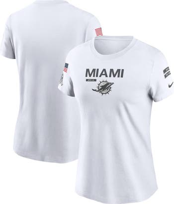 【極美品】diidii 2024ss white T-shirts L Nike Women's Nike White Miami Dolphins 2024 Salute To