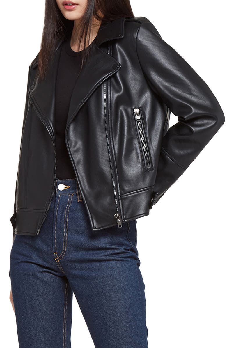 Apparis Sofi Faux Leather Moto Jacket, Alternate, color,
