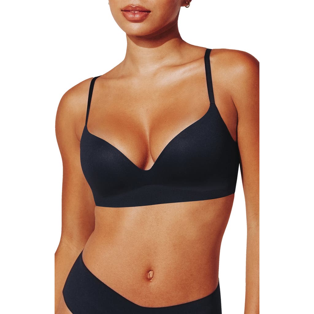 Thirdlove Zero Edge™ Wireless Push-up Bra In Black