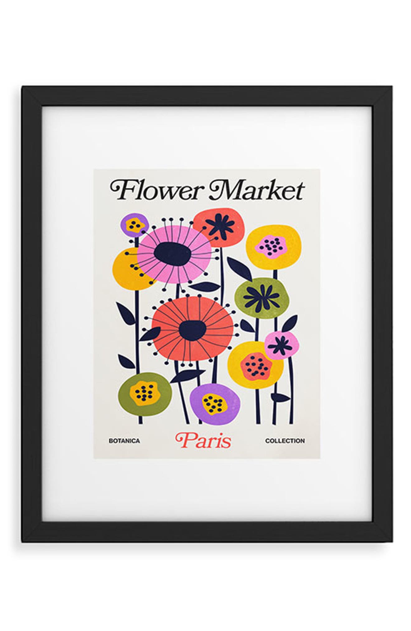 Deny Designs 'Paris Botanica Edition' by Ayeyokp Framed Wall Art