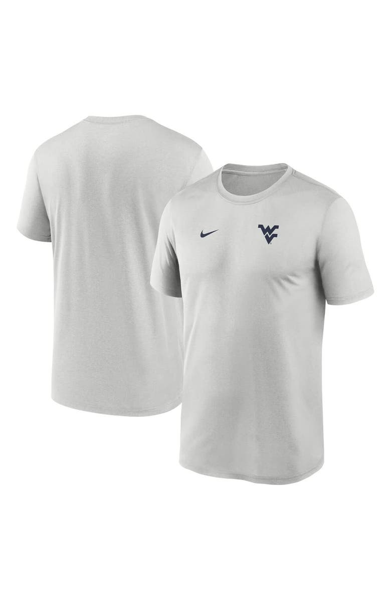 Nike Men's Nike Gray West Virginia Mountaineers 2025 Sideline Small Logo Legend Performance T-Shirt, Alternate, color, Gray