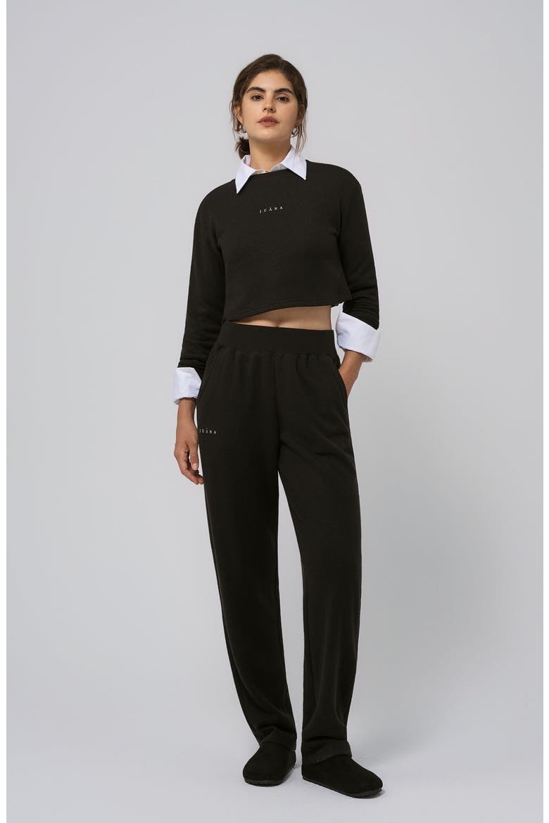 Off Hours Mid Rise Joggers, Main, color, black