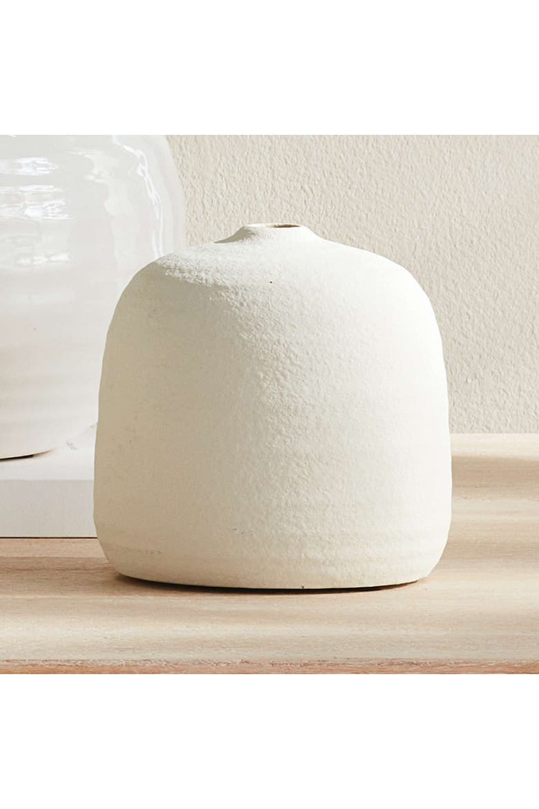 Lemore Vase, Alternate, color, White