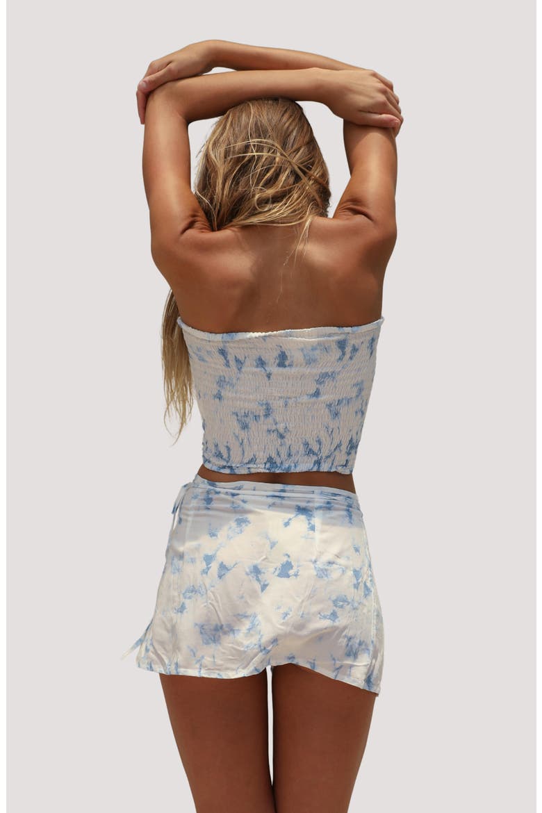 Coco Tube Top, Alternate, color, SKY DREAM