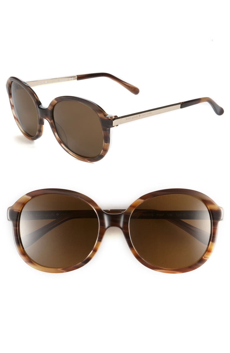 Kate Spade New York oversized polarized sunglasses, Main, color,
