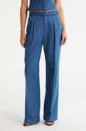 PAIGE Acacia High Waist Belted Jeans
