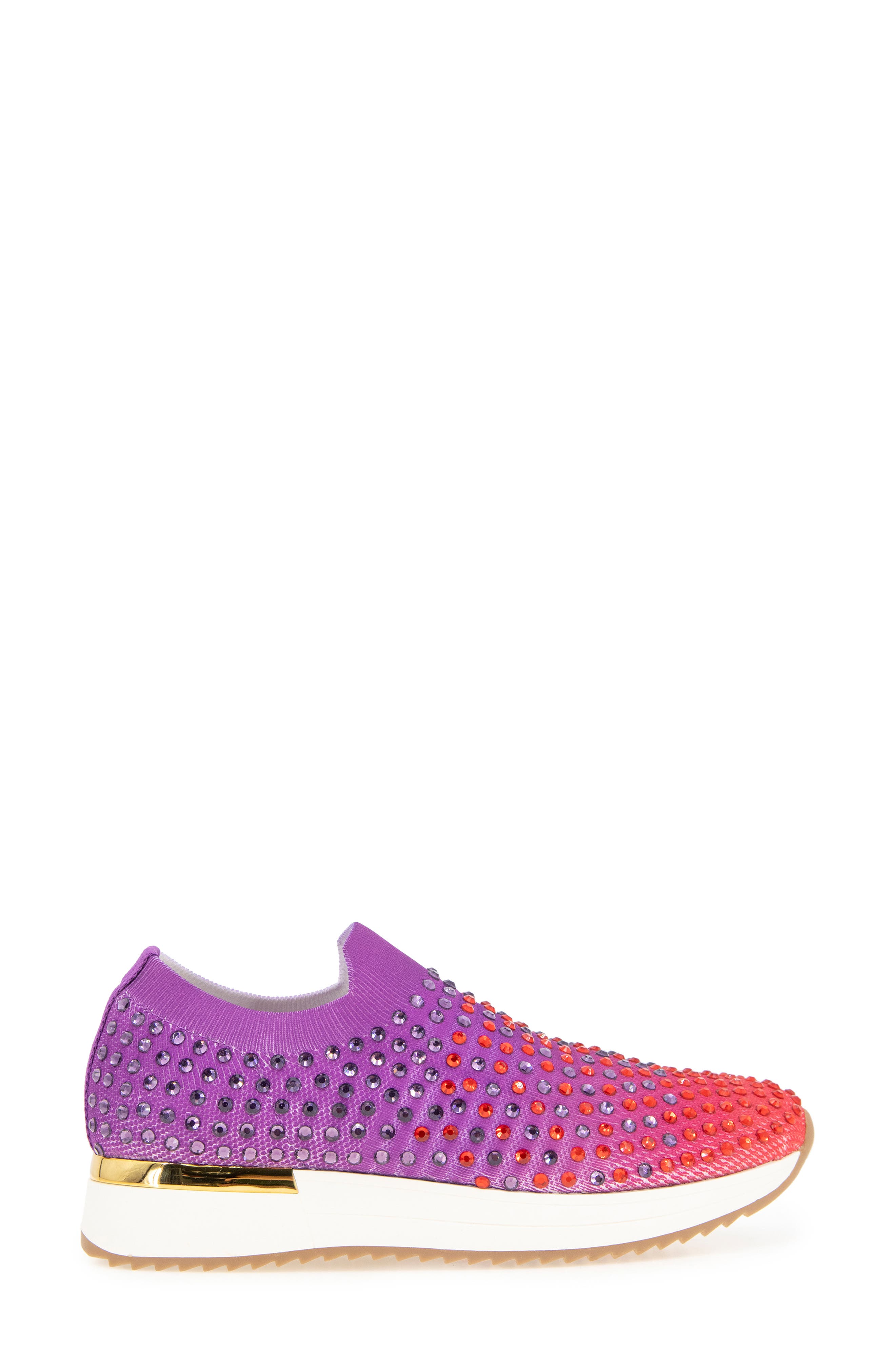 Cameron Jewel Jogger Sneaker, Alternate, color, ROUGE KNIT