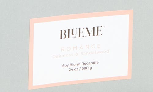 Blueme Romance Large Recandle Wax Refill In Green