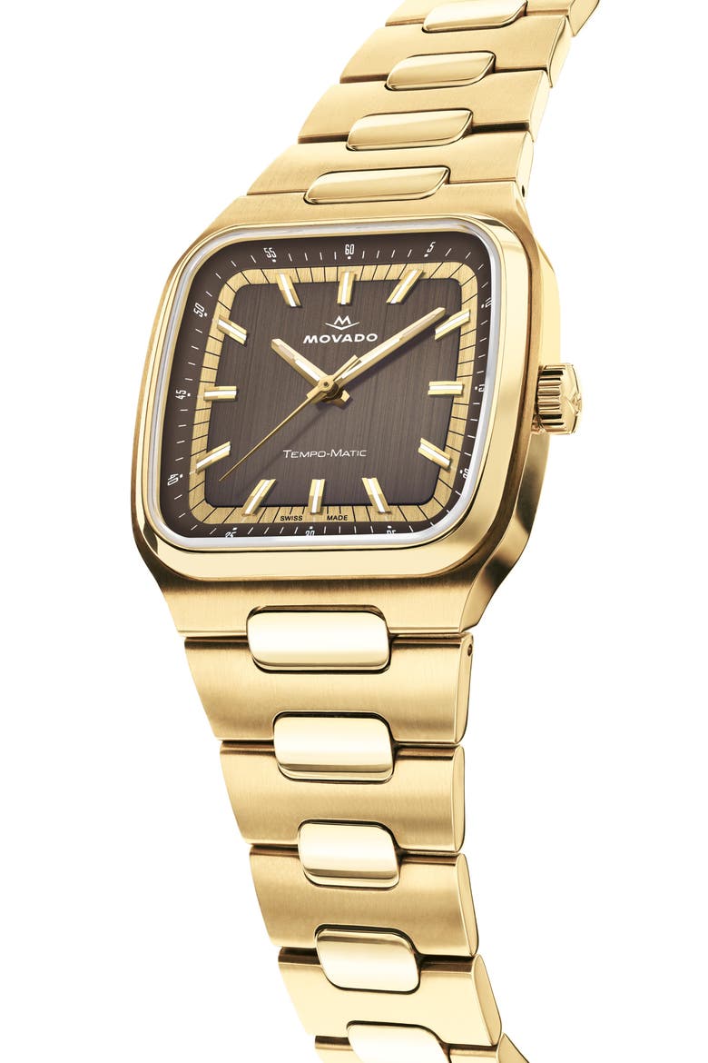 Tempomatic Automatic Bracelet Watch, 39mm, Alternate, color, WARM GREY
