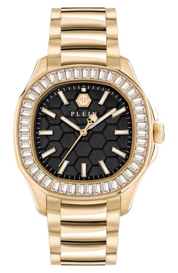 Philipp Plein Women's Heaven Gold Ion Plated Stainless Steel Bracelet Watch 38mm