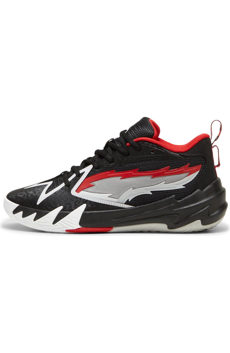 PUMA Scoot Zeros II NXTPRO Hoops Basketball Shoe, Alternate, color, Puma Black/ For All Time Red