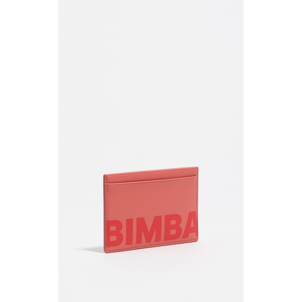 Bimba Y Lola Recycled Leather Card Holder In Pink
