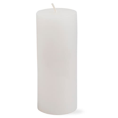 Tag Chapel White Pillar Paraffin Wax Candle Set Of 6 Unscented In White