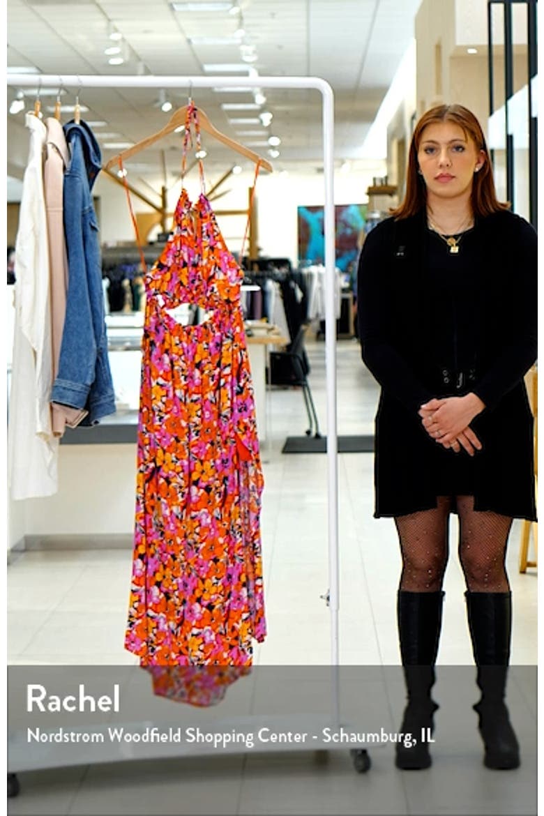 Senorita Floral Print Sleeveless Maxi Dress video