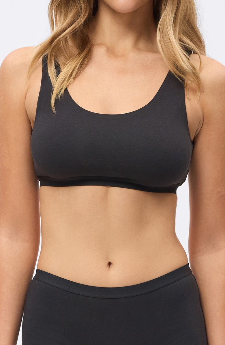 Papinelle Emily Sleep Bralette, Main, color, Black