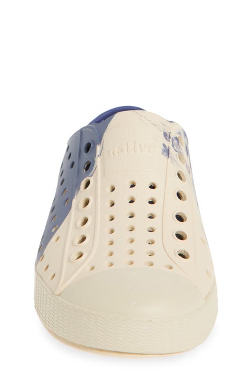 Native Shoes Kids' Jefferson Slip-on Sneaker In Ink Blue Marble