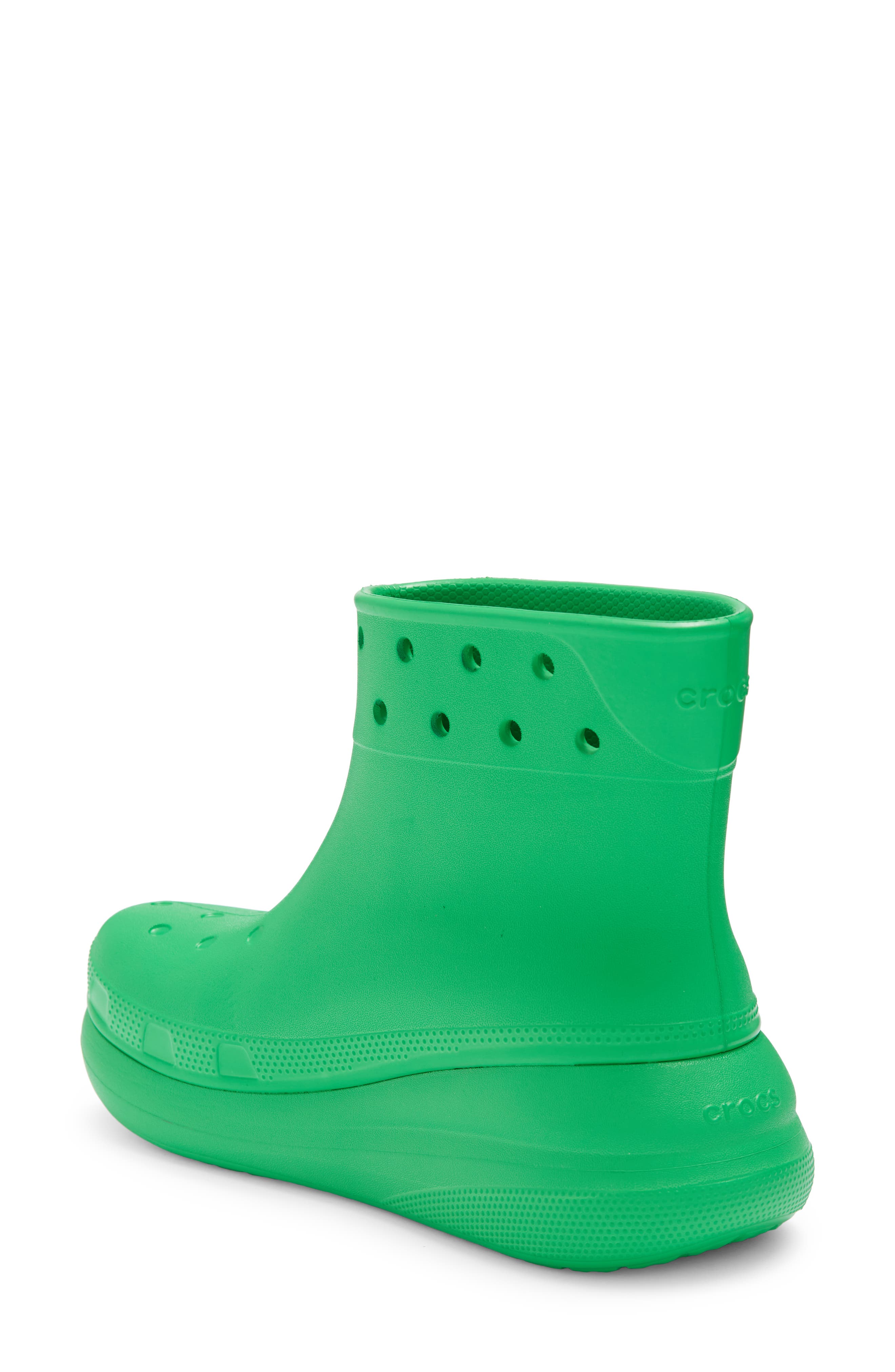 Gender Inclusive Crush Waterproof Platform Boot, Alternate, color, GRASS GREEN