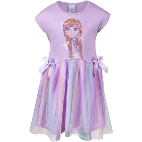 Princess Anna Frozen Sleeveless Tulle Dress