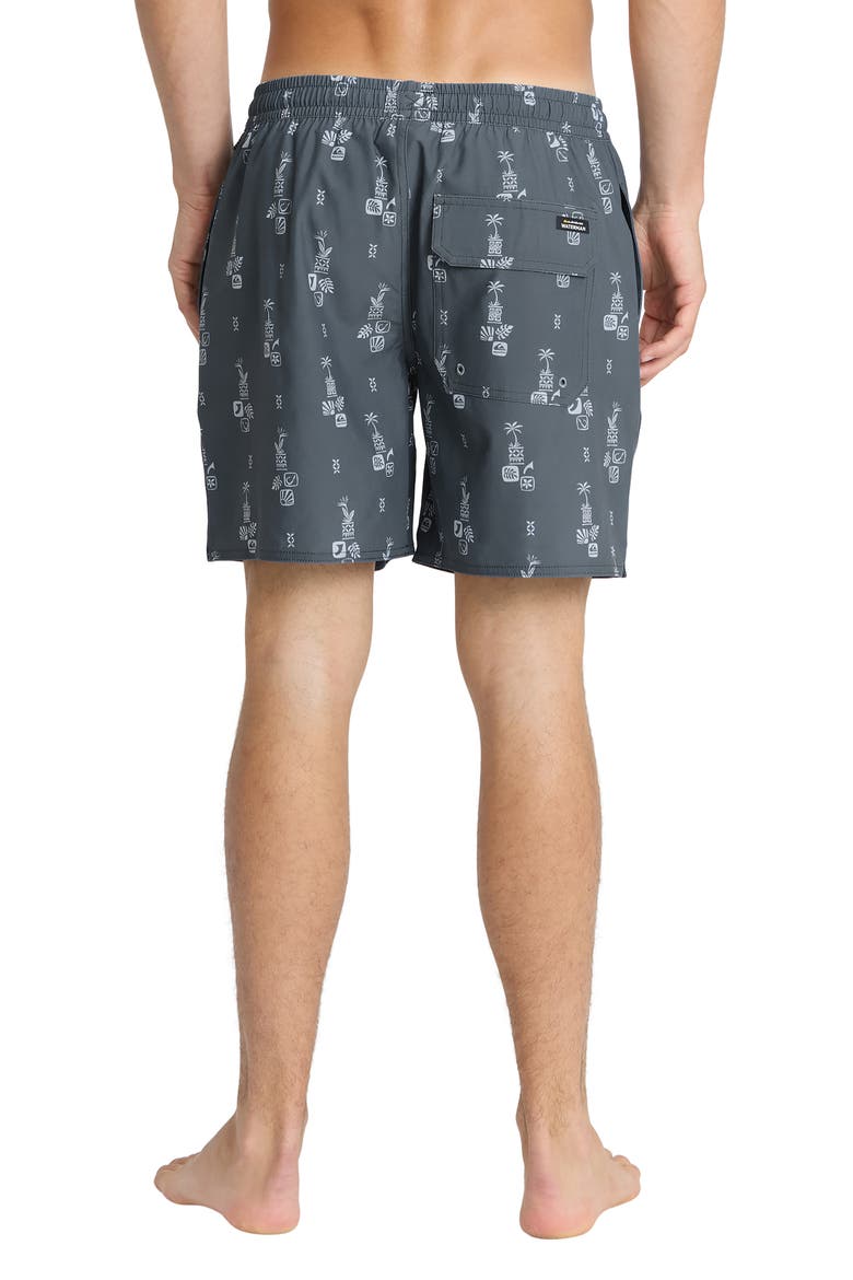 Mix Pack Print Swim Trunks, Alternate, color, DARK SLATE